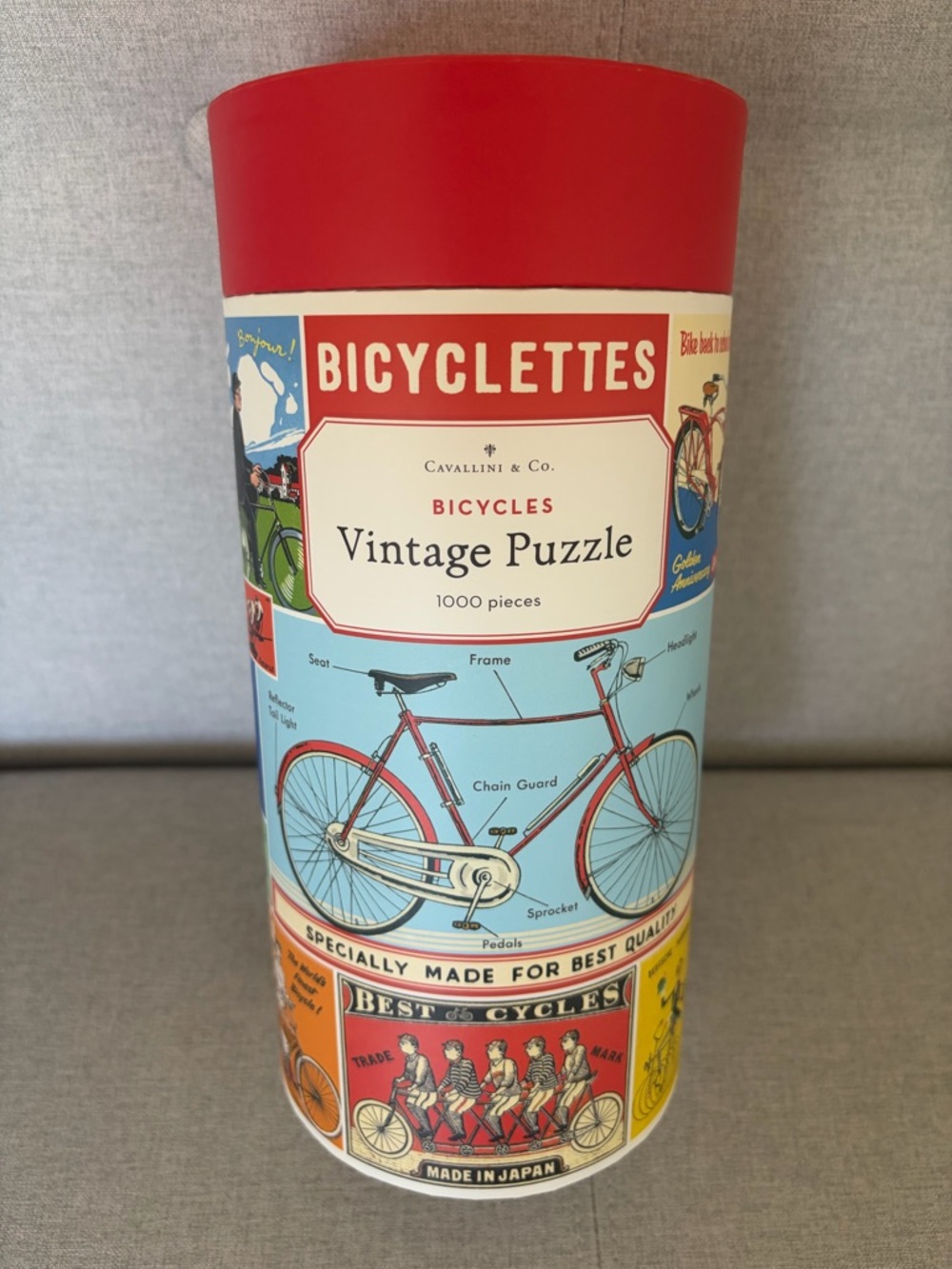 Cavallini & Co. Bicycles Vintage Puzzle